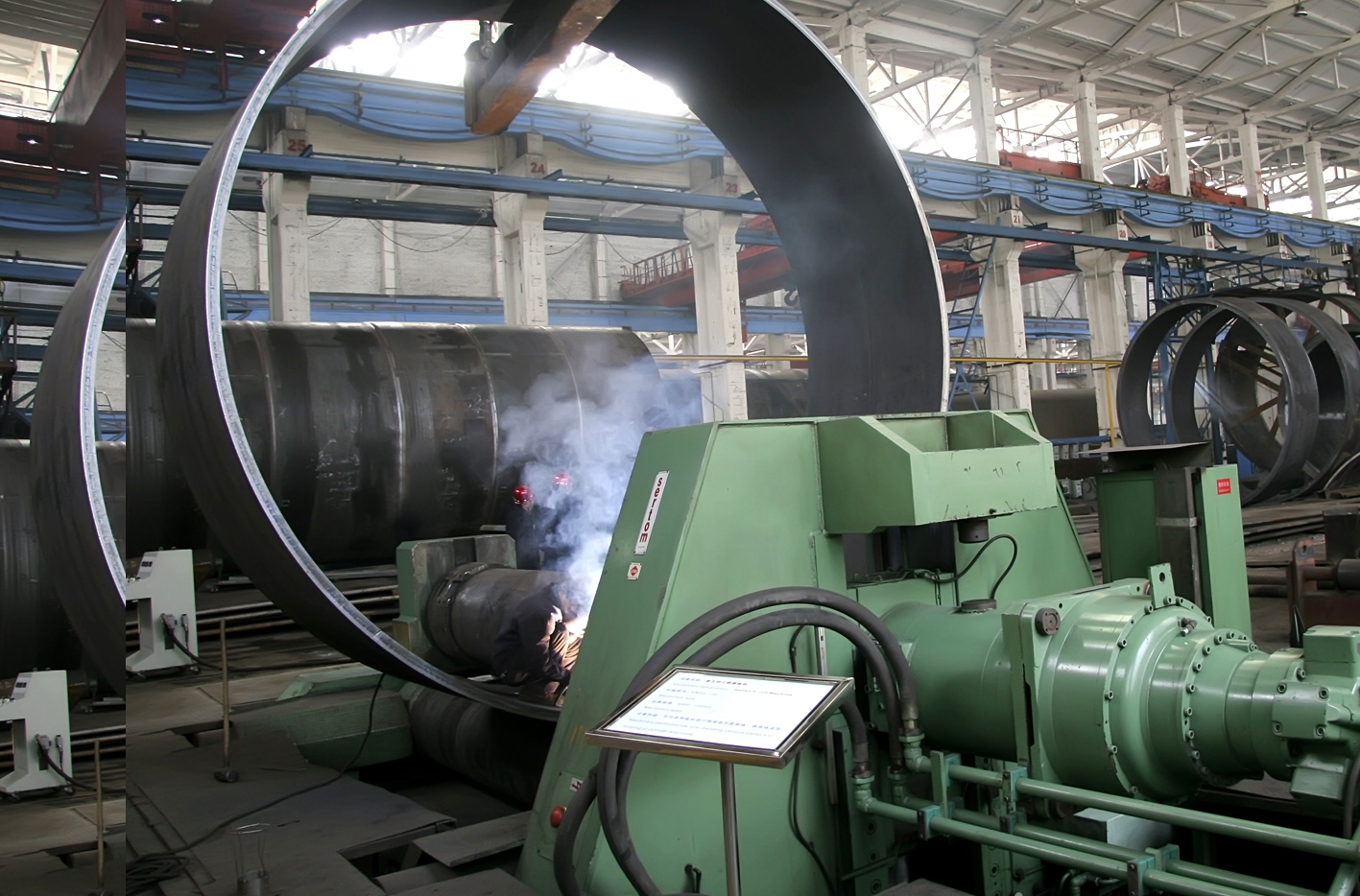 105×4000mm卷板機