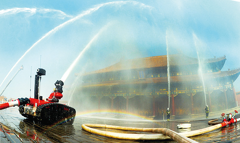 參加故宮消防演練